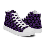 Purp Gang Rock Star Motif High Top Chucks