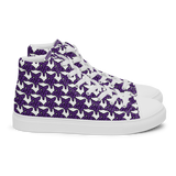 Purp Gang Rock Star Motif High Top Chucks