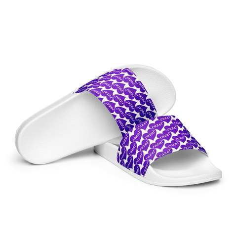 razel™ Purple Hearted Motif Slides