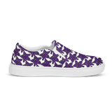 Purp Gang Rock Star Motif Slip-Ons