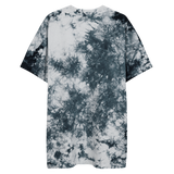 Marijuana Tree Star Oversized Tye-Dye T-Shirt