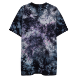 Marijuana Tree Star Oversized Tye-Dye T-Shirt