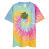 Marijuana Tree Star Oversized Tye-Dye T-Shirt