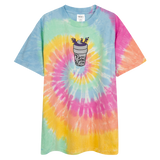 Purp Gang Double Cup Oversized Tye-Dye T-Shirt