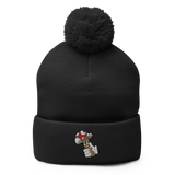 Boom Bite Pom-Pom Beanie