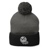 razel™ Gang Drip Face Pom-Pom Beanie