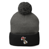 Boom Bite Pom-Pom Beanie