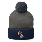 Boom Bite Pom-Pom Beanie