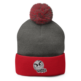 razel™ Gang Drip Face Pom-Pom Beanie