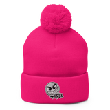 razel™ Gang Drip Face Pom-Pom Beanie