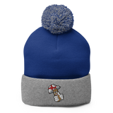 Boom Bite Pom-Pom Beanie