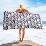 Purp Gang Double Cup Motif Towel