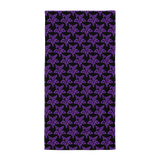 Purp Gang Rock Star Motif Towel