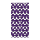 Purp Gang Rock Star Motif Towel