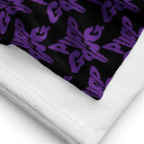 Purp Gang Rock Star Motif Towel