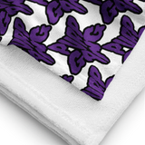 Purp Gang Rock Star Motif Towel