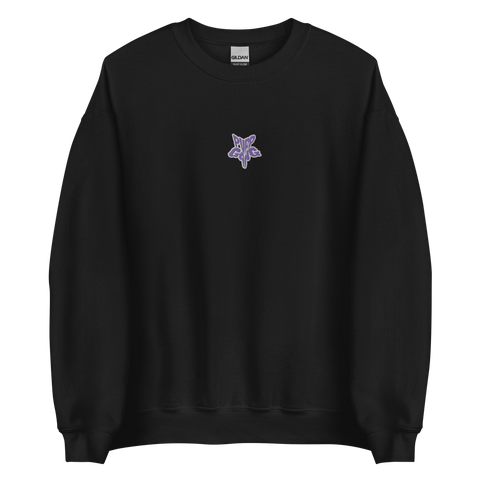 Purp Gang Rock Star Embroidered Crewneck