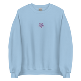 Purp Gang Rock Star Embroidered Crewneck