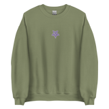 Purp Gang Rock Star Embroidered Crewneck