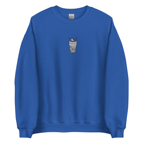 Purp Gang Double Cup Embroidered Crewneck