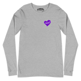 razel™ Purple Hearted Long Sleeve Tee