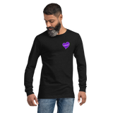 razel™ Purple Hearted Long Sleeve Tee