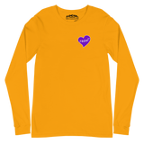 razel™ Purple Hearted Long Sleeve Tee