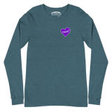 razel™ Purple Hearted Long Sleeve Tee