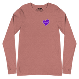 razel™ Purple Hearted Long Sleeve Tee