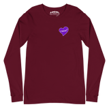 razel™ Purple Hearted Long Sleeve Tee