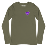 razel™ Purple Hearted Long Sleeve Tee