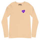 razel™ Purple Hearted Long Sleeve Tee