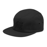 Black Fort Collins 5 Panel Cap