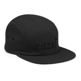 Black razel™ 5 Panel Cap