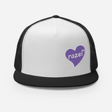 razel™ Purple Hearted Trucker Cap