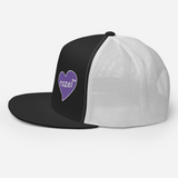 razel™ Purple Hearted Trucker Cap