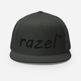 Black razel™ Trucker Cap