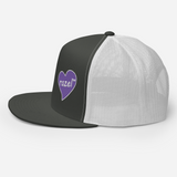 razel™ Purple Hearted Trucker Cap