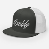 White zDaddy Trucker Cap