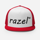 Black razel™ Trucker Cap