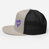 razel™ Purple Hearted Trucker Cap