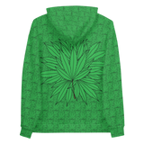 Marijuana Tree Star Motif Hoodie