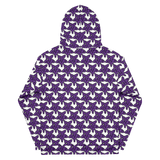 Purp Gang Rock Star Motif Hoodie