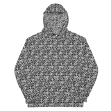 razel™ Face QR Code Motif Hoodie (Inverted)