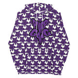 Purp Gang Rock Star Motif Hoodie