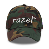 White razel™ Dad Hat