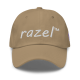 White razel™ Dad Hat