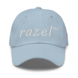 White razel™ Dad Hat