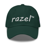 White razel™ Dad Hat