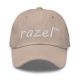 White razel™ Dad Hat